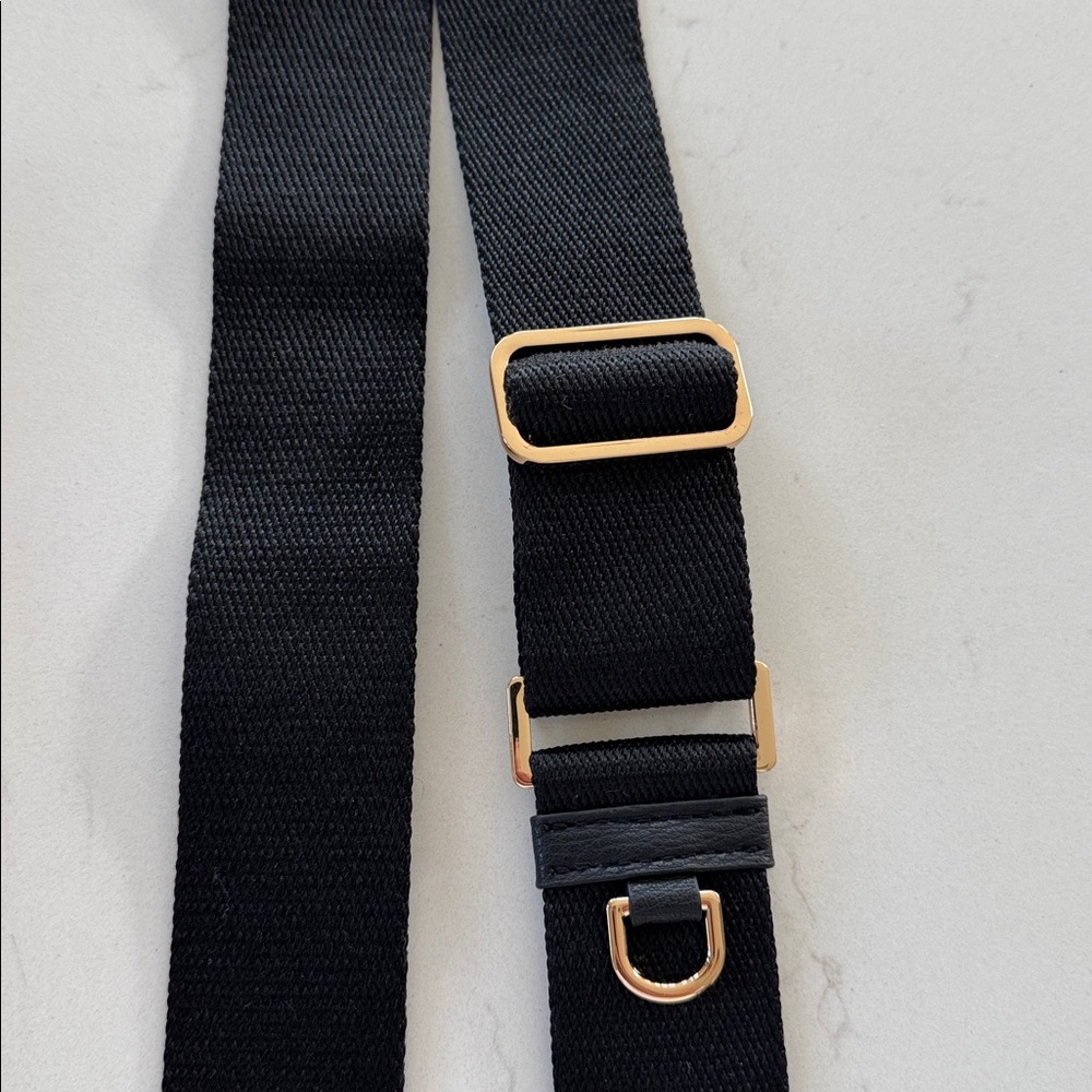 Stylish Black and Striped Bag Straps Set of 2 NWOT ✨ - Picture 3 of 4